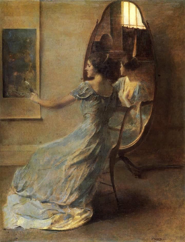 Thomas Dewing Before the Mirror